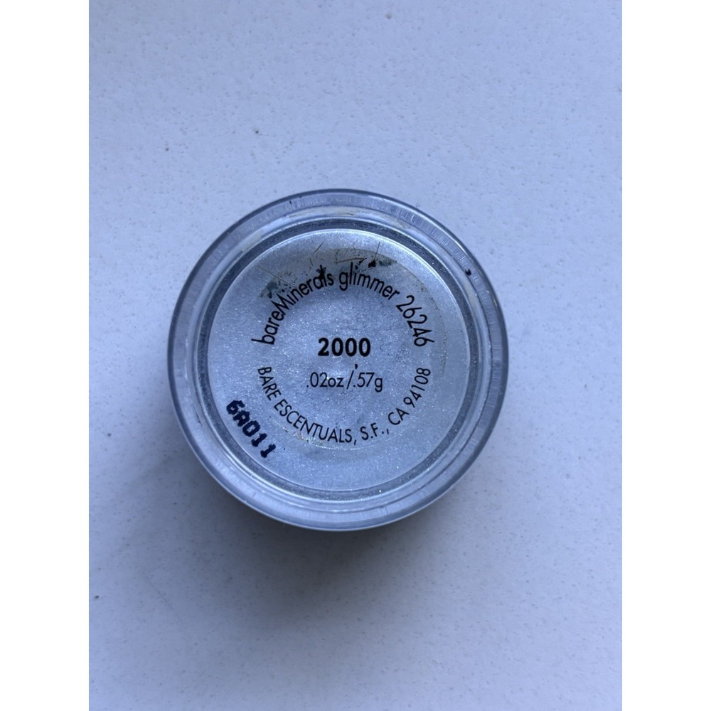 i.d. bareMinerals Glimmer Eyeshadow "2000" .02oz/.57g Unsealed 26246